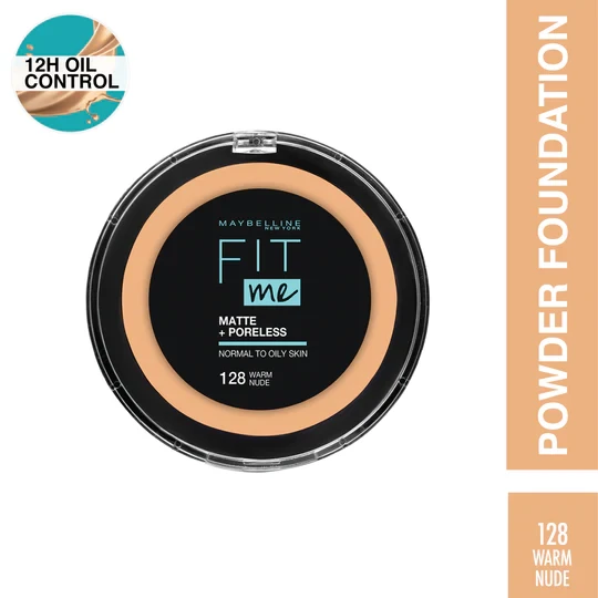 Maybelline - Fit Me Matte + Poreless Compact Powder | 128 Warm Nude
