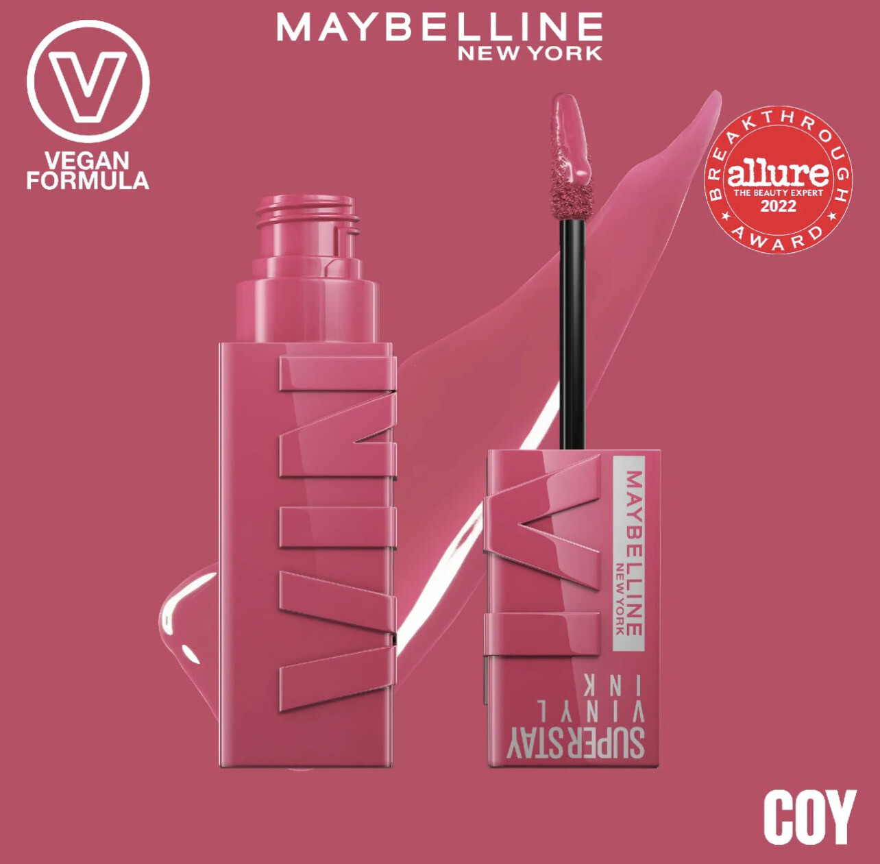 Maybelline - SuperStay Vinyl Ink Liquid Lipstick | 20 Coy
