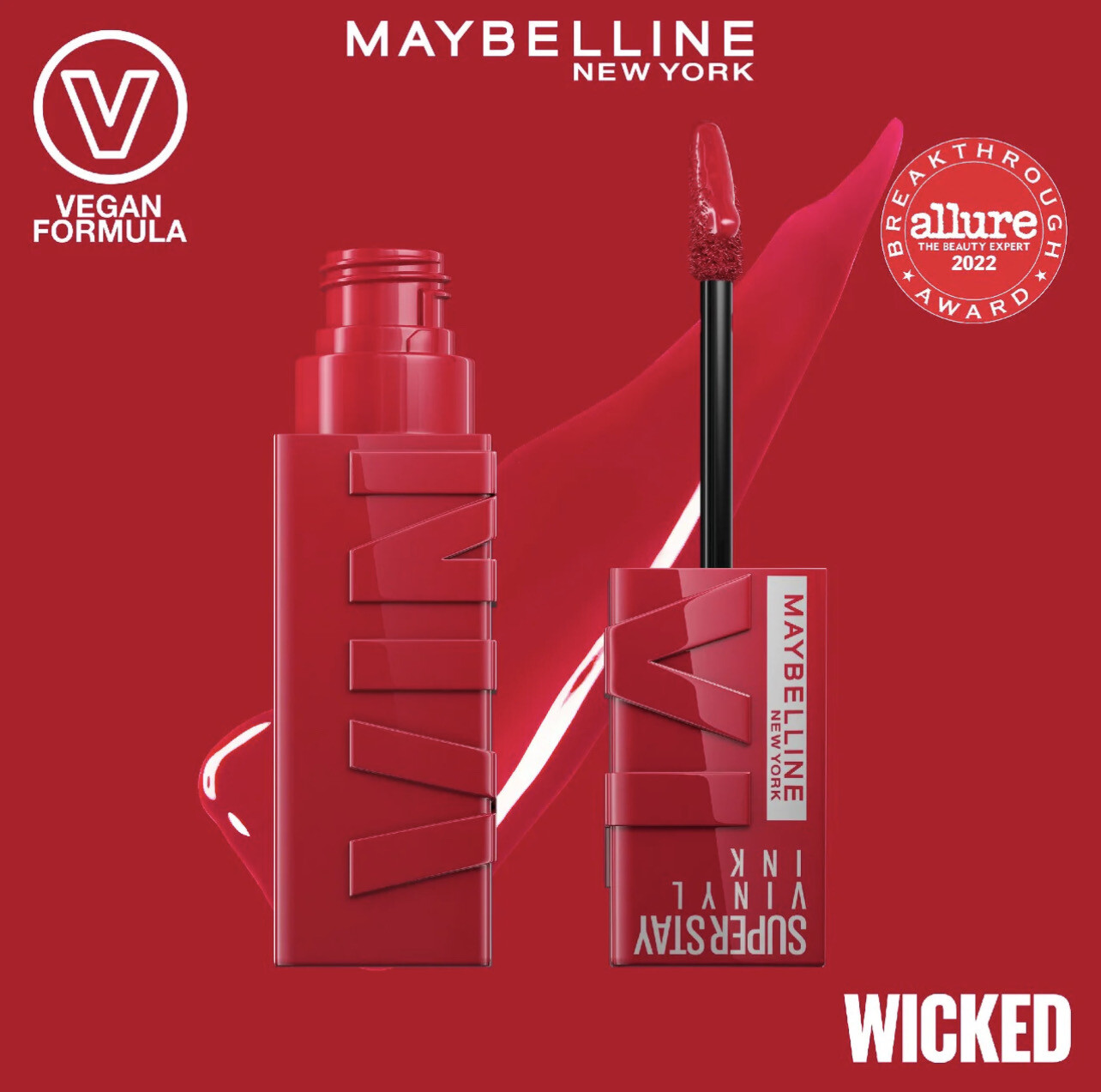 Maybelline - SuperStay Vinyl Ink Liquid Lipstick | 50 Wicked