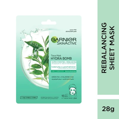 GARNIER - SkinActive Hydra Bomb Tissue Mask | Green Tea