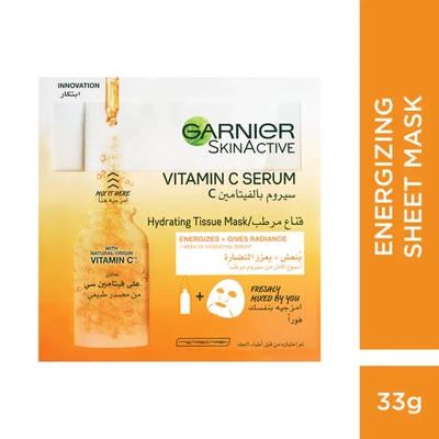 GARNIER - Fresh Mix Vitamin C Shot Tissue Mask