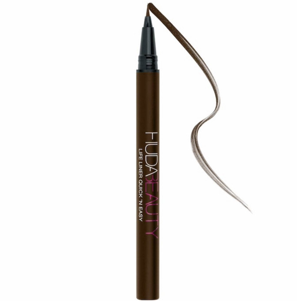 Huda Beauty - Quick ‘N Easy Precision Liquid Liner | Very Brown - cool rich brown