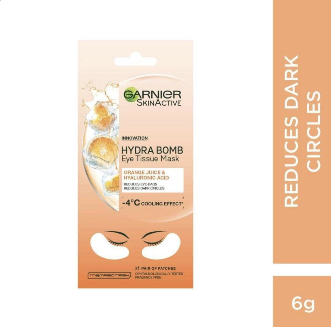 Garnier - Hydra Bomb Eye Tissue Mask Orange