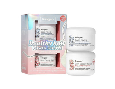 Briogeo - The Ultimate Healthy Hair Power Couple | detox + repair scalp shampoo + hair repair mask