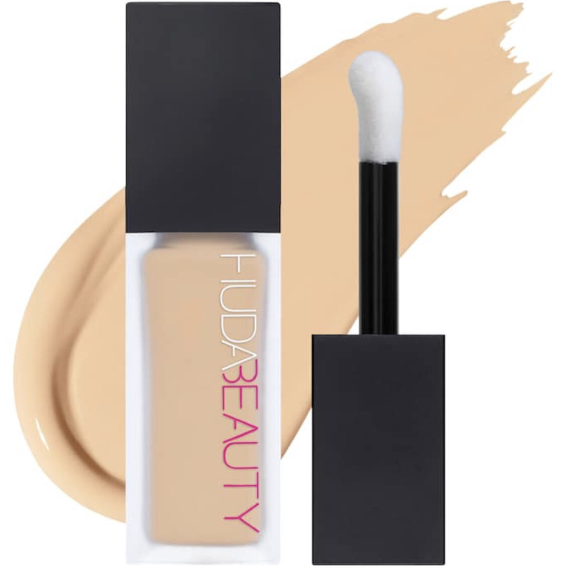 Huda Beauty - #FauxFilter Luminous Matte Buildable Coverage Crease Proof Concealer | Cotton Candy 2.3 Beige - light skin tones with pink undertones