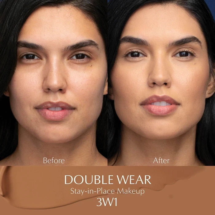 ESTEE LAUDER - Double Wear Stay-in-Place Foundation |  3W1 Tawny - medium with warm golden undertones