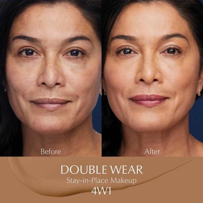 ESTEE LAUDER - Double Wear Stay-in-Place Foundation | 4W1 Honey Bronze - medium tan with warm golden undertones