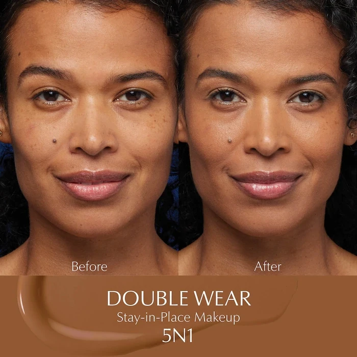 ESTEE LAUDER - Double Wear Stay-in-Place Foundation | 5N1 Rich Ginger - deep with neutral undertones