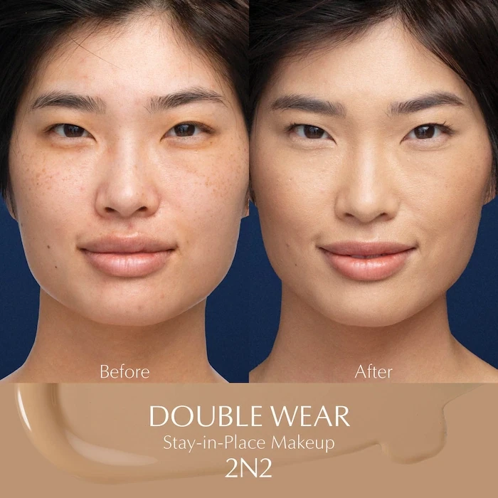 ESTEE LAUDER - Double Wear Stay-in-Place Foundation | 2N2 Buff - light medium with neutral, subtle golden undertones