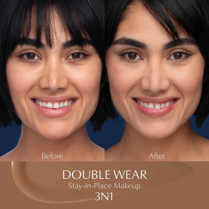 ESTEE LAUDER - Double Wear Stay-in-Place Foundation | 3N1 Ivory Beige - medium with neutral undertones