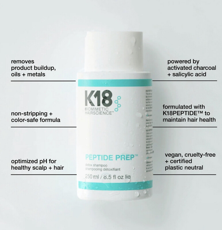 K18 Biomimetic Hairscience - PEPTIDE PREP™ Clarifying Detox Shampoo | 250 mL