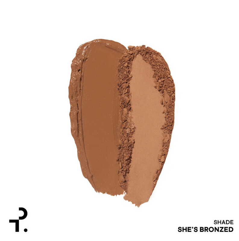 Patrick Ta - Major Sculpt Creme Contour &amp; Powder Bronzer Duo | She's Bronzed - medium with warm undertone