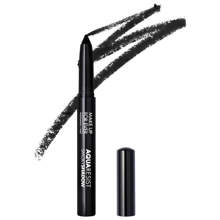 Make Up For Ever - Aqua Resist Smoky Eyeshadow Stick | 01 Carbon - black