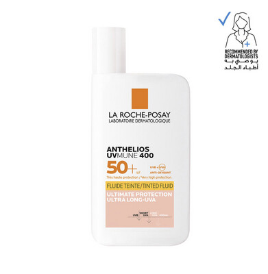 LA ROCHE-POSAY - Anthelios Uvmune 400 Invisible Tinted Fluid SPF50+ 