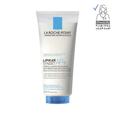 LA ROCHE-POSAY - Lipikar Syndet AP+ Lipid Replenishing Wash Cream | 200 mL