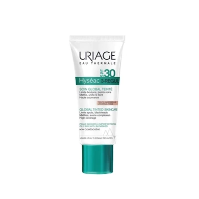 URIAGE - Hyséac 3-Regul Global Tinted Skincare SPF30 - Oily Skin with Blemishes