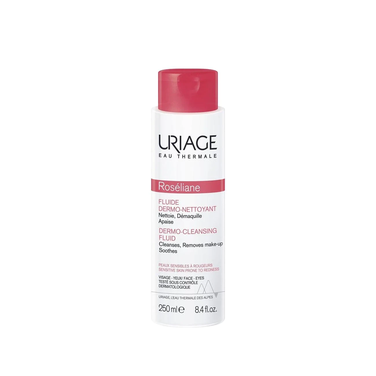 URIAGE - Roséliane Dermo-Cleansing Fluid - Sensitive Skin Prone to Redness | 250 mL