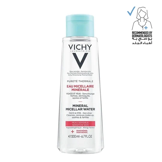 VICHY - Pureté Thermale Mineral Micellar Water for Sensitive Skin | 200 mL