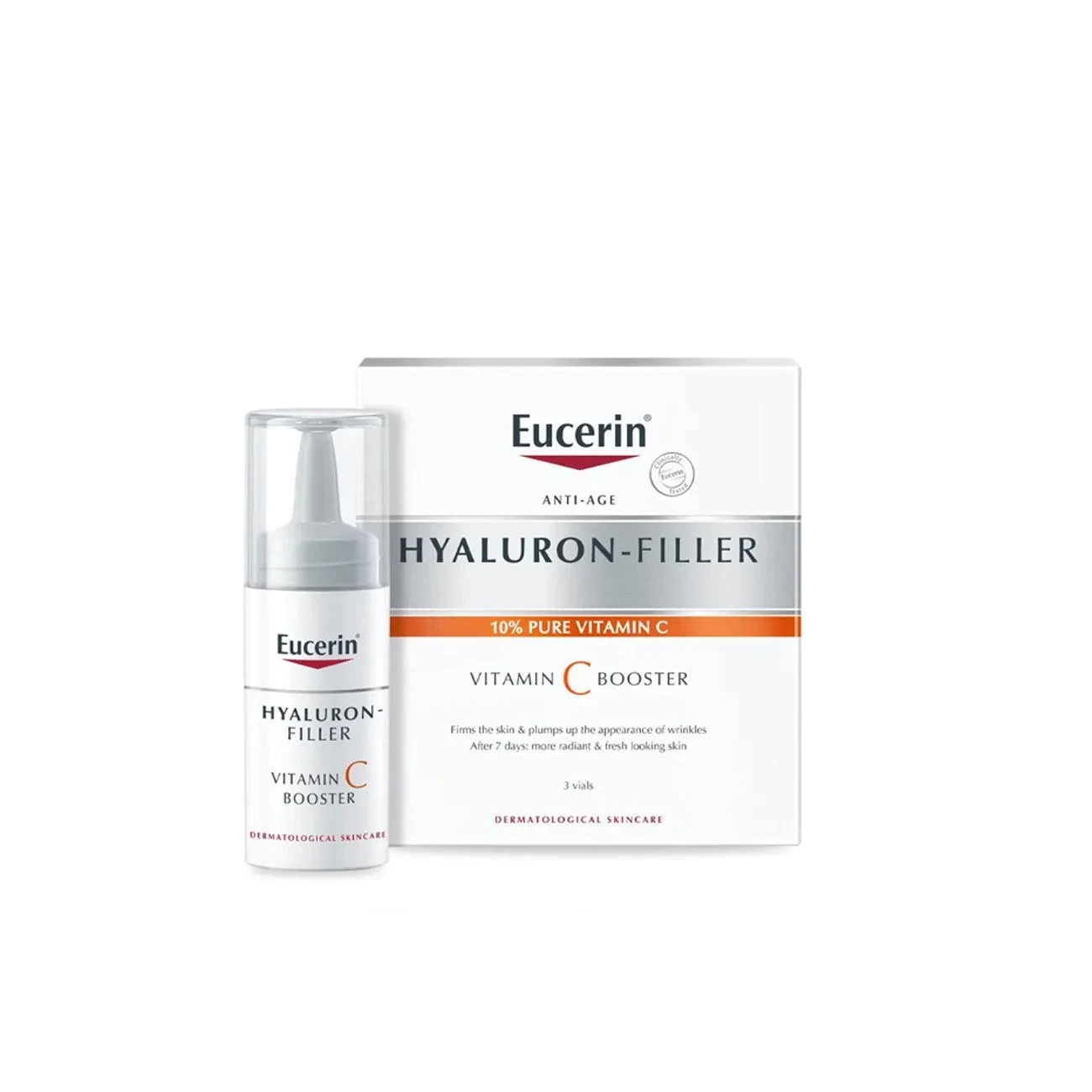 EUCERIN - Hyaluron-Filler 10% Pure Vitamin C Booster - Pack of 3 Vials 3x8ml