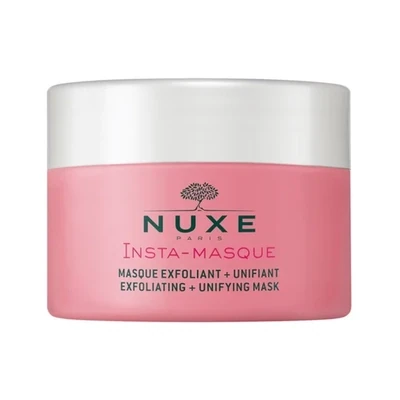 NUXE - Insta-Masque Exfoliating + Unifying Mask - Rose and Macadamia for All Skin Types Even Sensitive