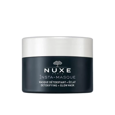 NUXE - Insta-Masque Detoxifying + Glow Mask - Rose and Charcoal for All Skin Types Even Sensitive
