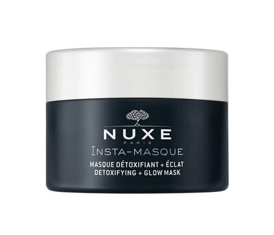 NUXE - Insta-Masque Detoxifying + Glow Mask - Rose and Charcoal for All Skin Types Even Sensitive