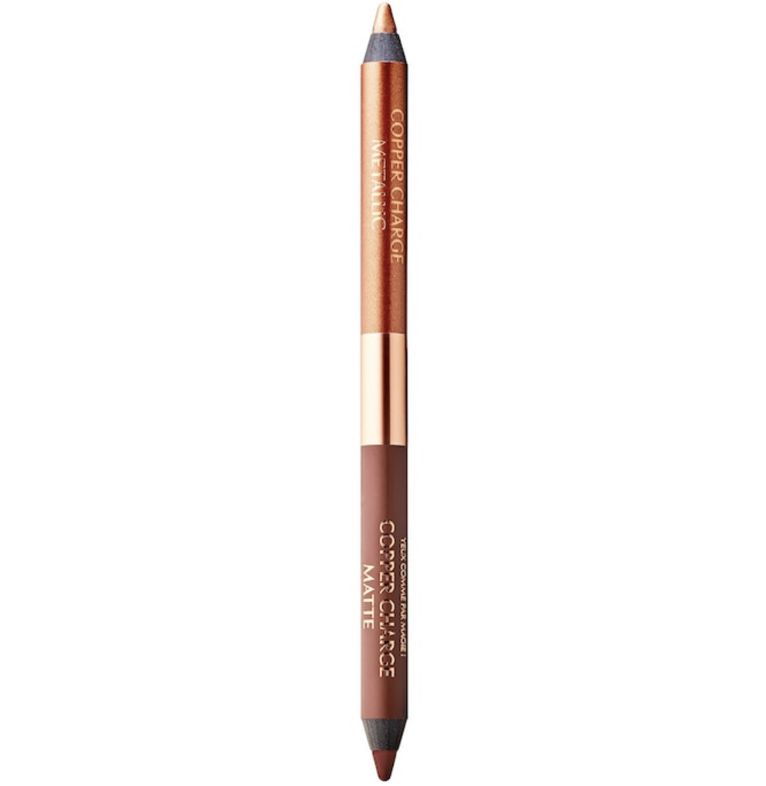 Charlotte Tilbury - Matte &amp; Metallic Double Ended Eyeliner | Copper Charge - Metallic Rose Copper, Matte Russet Brown