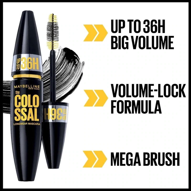 Maybelline - The Colossal Longwear Mascara | 01 Black