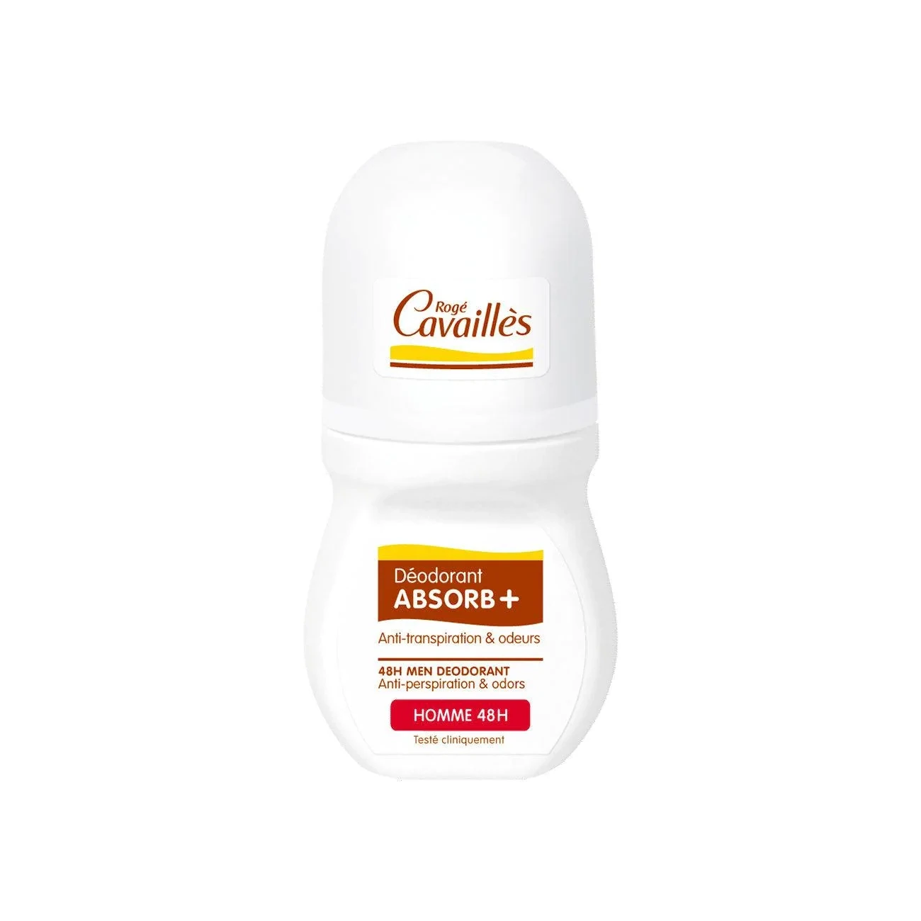 ROGE CAVAILLES - Deodorant ABSORB+ 48H Men Deodorant Anti-Transpiration &amp; Odors 48H | 50 mL