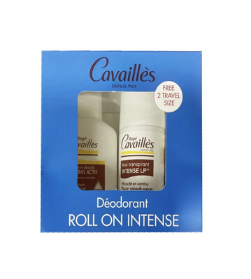 ROGE CAVAILLES - Deodorant Roll on Intense with free 2 travel size 