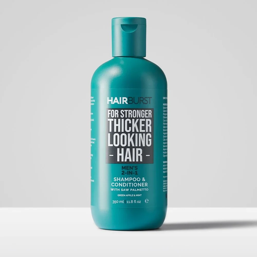 Hairburst - For Strong Thicker Looking Hair | Men's 2-in-2 Shampoo & Conditionner with Saw Palmetto