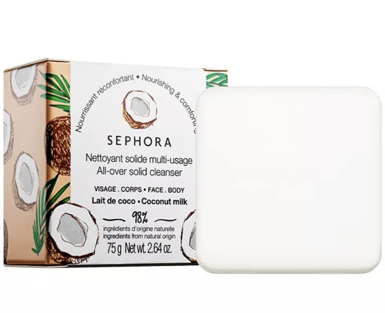 Sephora Collection - All-Over Solid Cleanser for Face & Body | Coconut