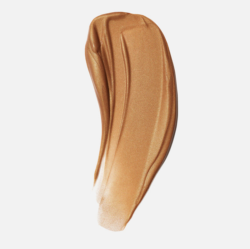 Saie - Mini Glowy Super Gel Lightweight Dewy Highlighter | Sunglow - warm golden bronze