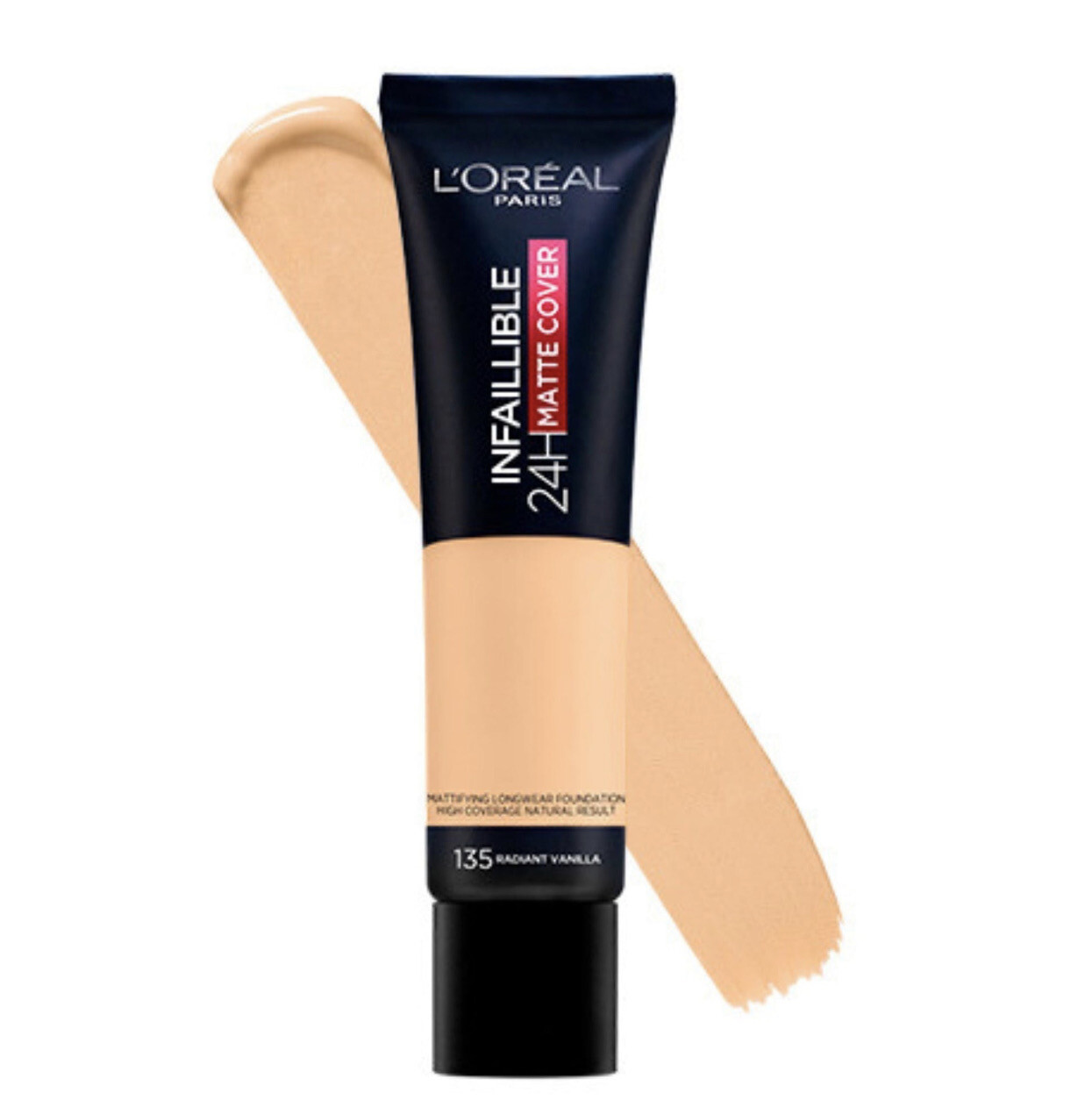 L&#39;ORÉAL PARIS - Infaillible 24H Matte Cover Foundation | 135 Radiant Vanilla