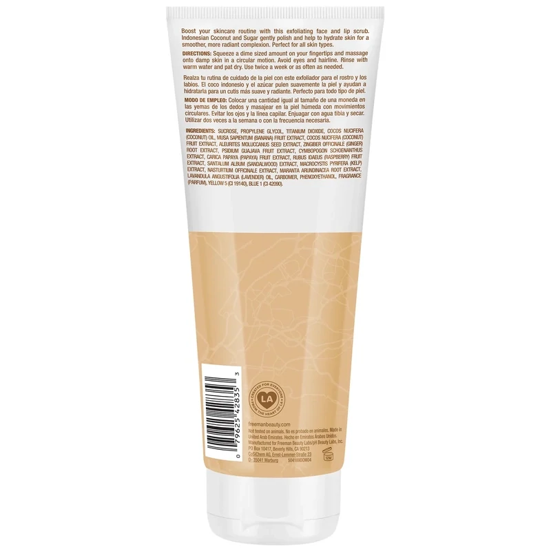 FREEMAN - Exfoliating Face Scrub | Indonesian Coconut