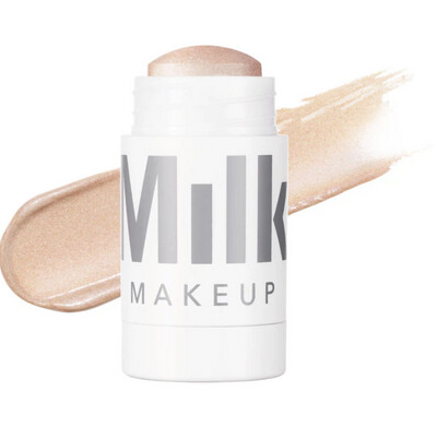 Milk Makeup - Dewy Cream Highlighter Stick | Turnt - white gold with pink pearl
