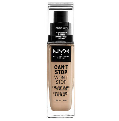 NYX - Can’t Stop Won’t Stop Foundation | 09 Medium Olive