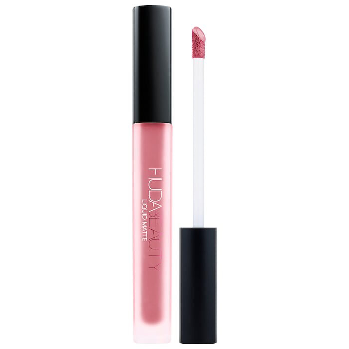 Huda Beauty - Liquid Matte Ultra-Comfort Transfer-proof Lipstick | Baby Doll - bright pink