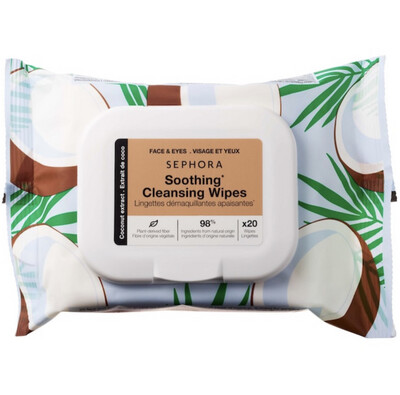 Sephora Collection - Cleansing + Exfoliating Wipes Face & Eyes | Coconut Milk