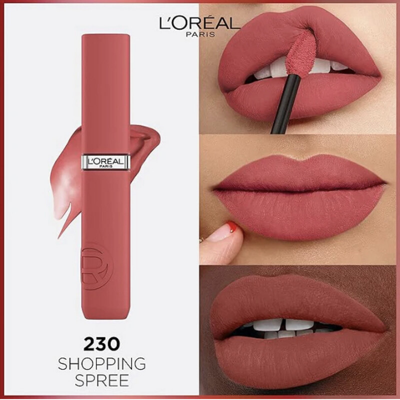 L'ORÉAL PARIS - Infallible Matte Resistance Liquid Lipstick | 230 Shopping Spree