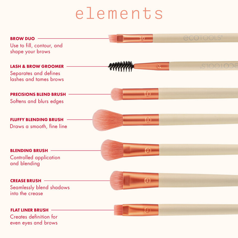 EcoTools - Elements Fiery Eyes Eye Makeup Brush Kit