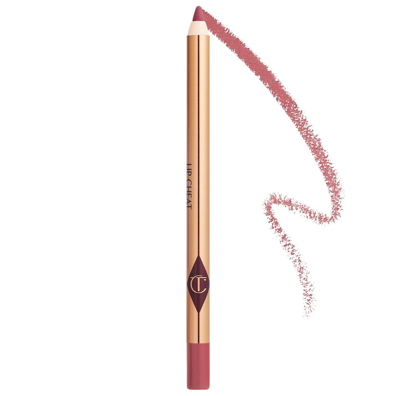 Charlotte Tilbury - Lip Cheat Lip Liner | 90s Pink - a warm rosewood pink