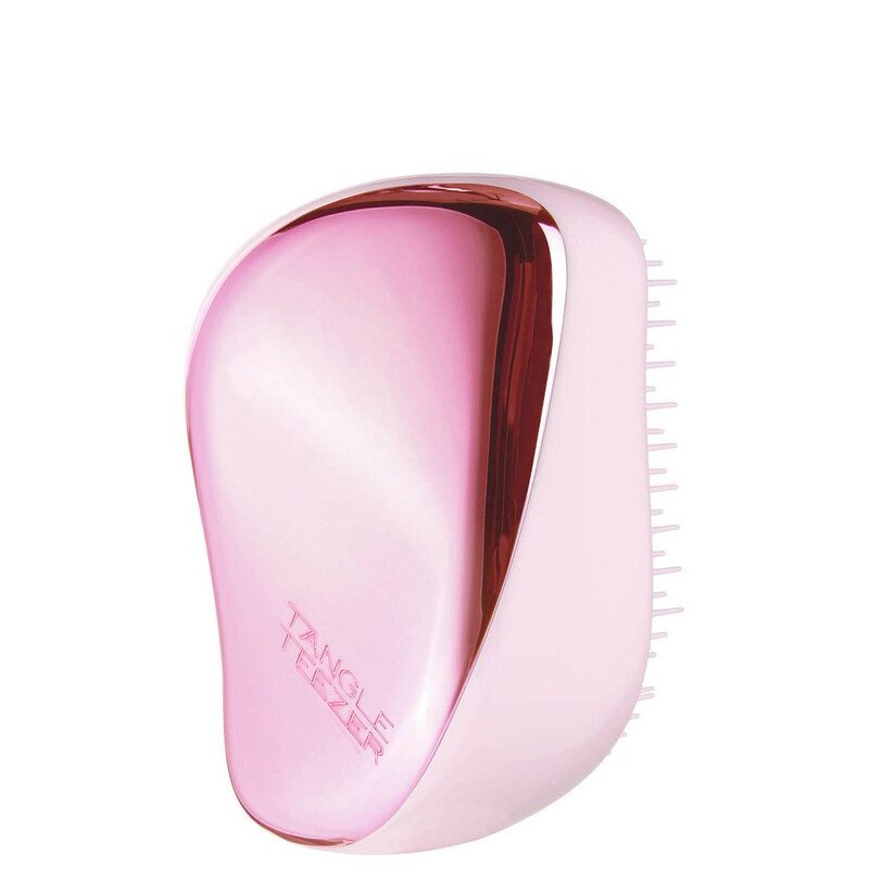 Tangle Teezer - Compact Styler Detangling Hairbrush Baby Doll Pink Chrome