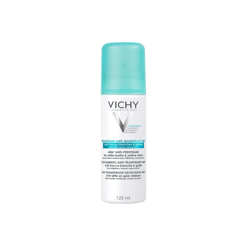 VICHY - 48H Anti-Perspirant Aerosol for Men &amp; Women - No Marks
