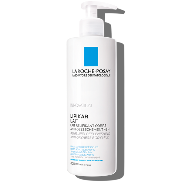 LA ROCHE-POSAY - Lipikar Lait 48H Lipid Replenishing Anti Dryness Body Milk | 400 mL