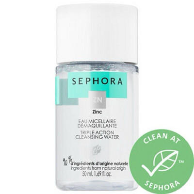 Sephora Collection - Triple Action Cleansing Water - Cleanse + Purify | 50 mL