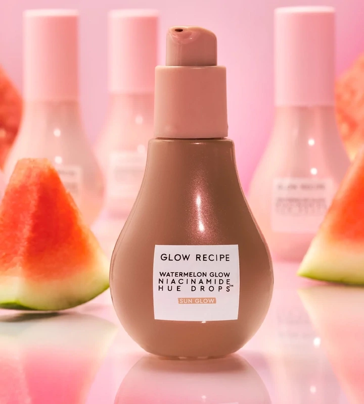 Glow Recipe - Watermelon Glow Niacinamide Hue Drops Tinted Serum | Sun Glow 40 mL