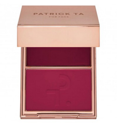 Patrick Ta - Major Headlines - Double-Take Creme & Powder Blush Duo | She's Wanted (Berry red)