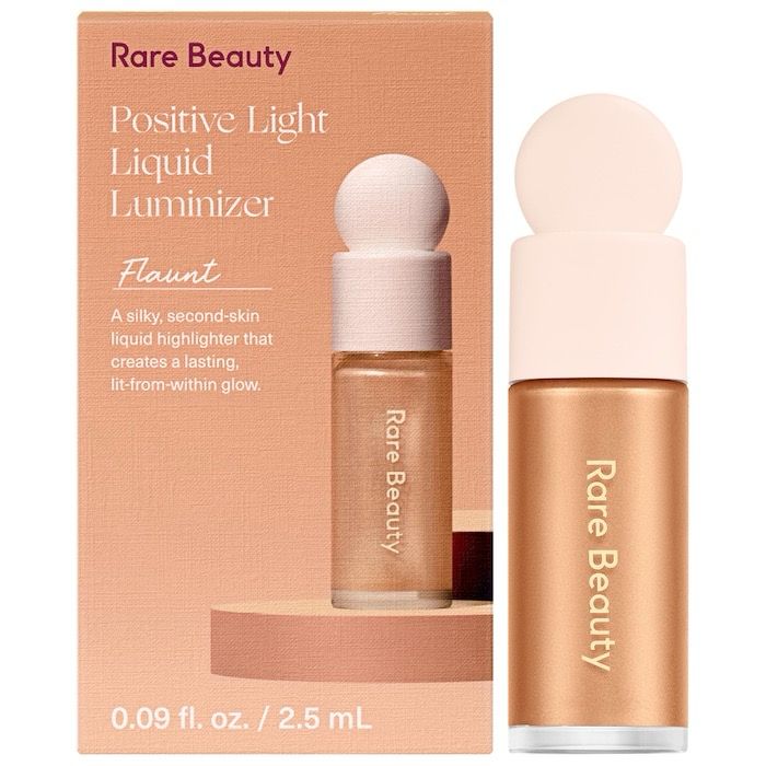 Rare Beauty - Mini Positive Light Liquid Luminizer | Flaunt - bronze gold