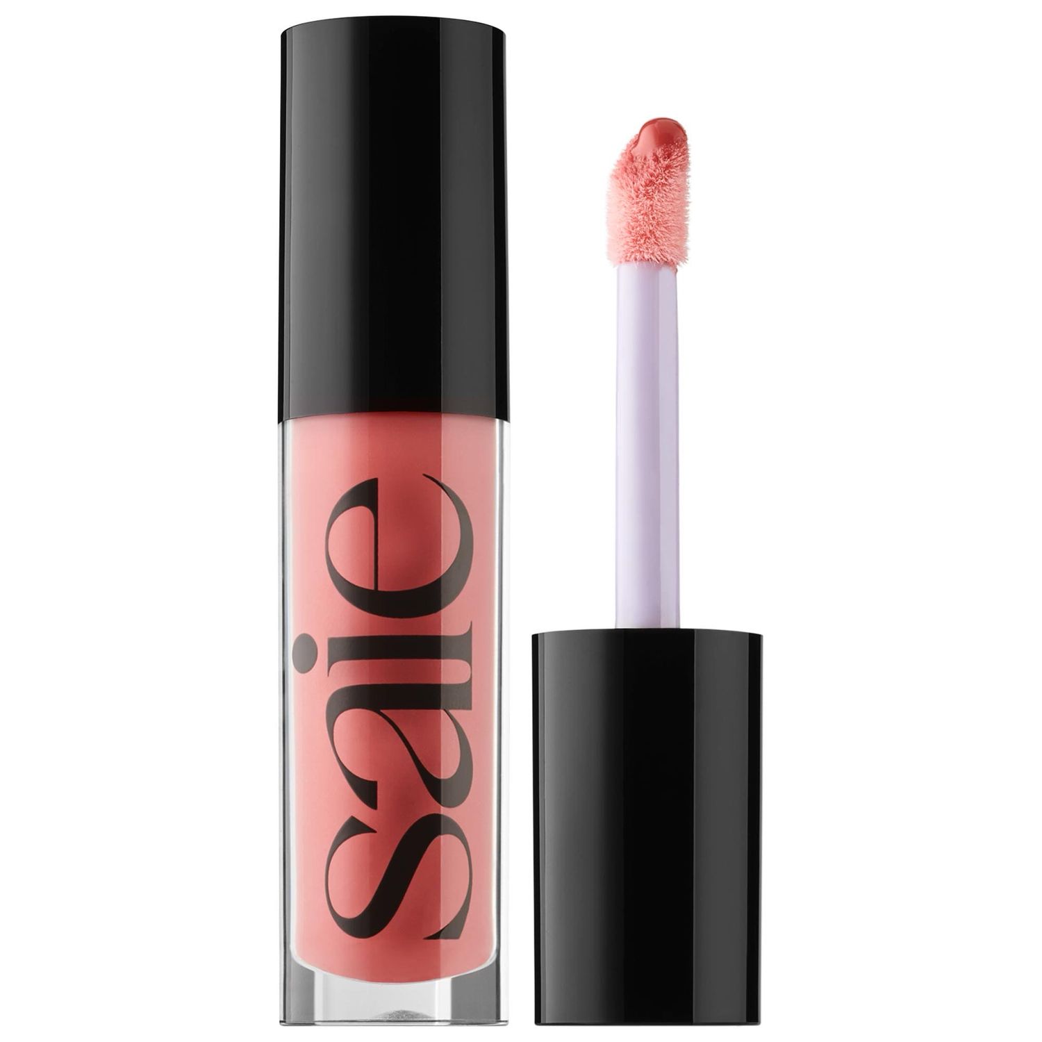 Saie - Glossybounce™ High-Shine Hydrating Lip Gloss Oil | Bounce - mauve